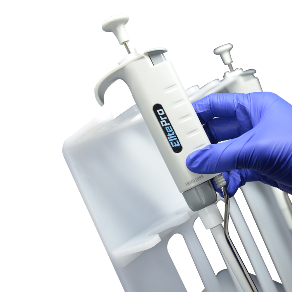 ElitePro 2.0 Single Channel Adjustable Volume Pipette; 1-10µL