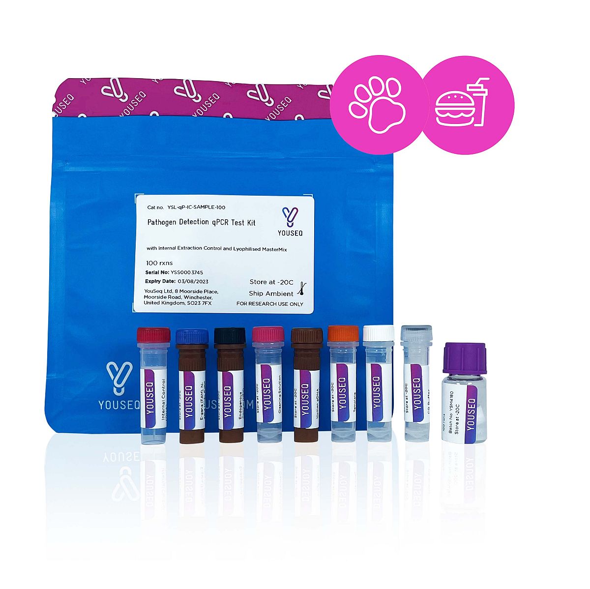 Pathogenic Salmonella SPP qPCR Test Kit - Q2UB