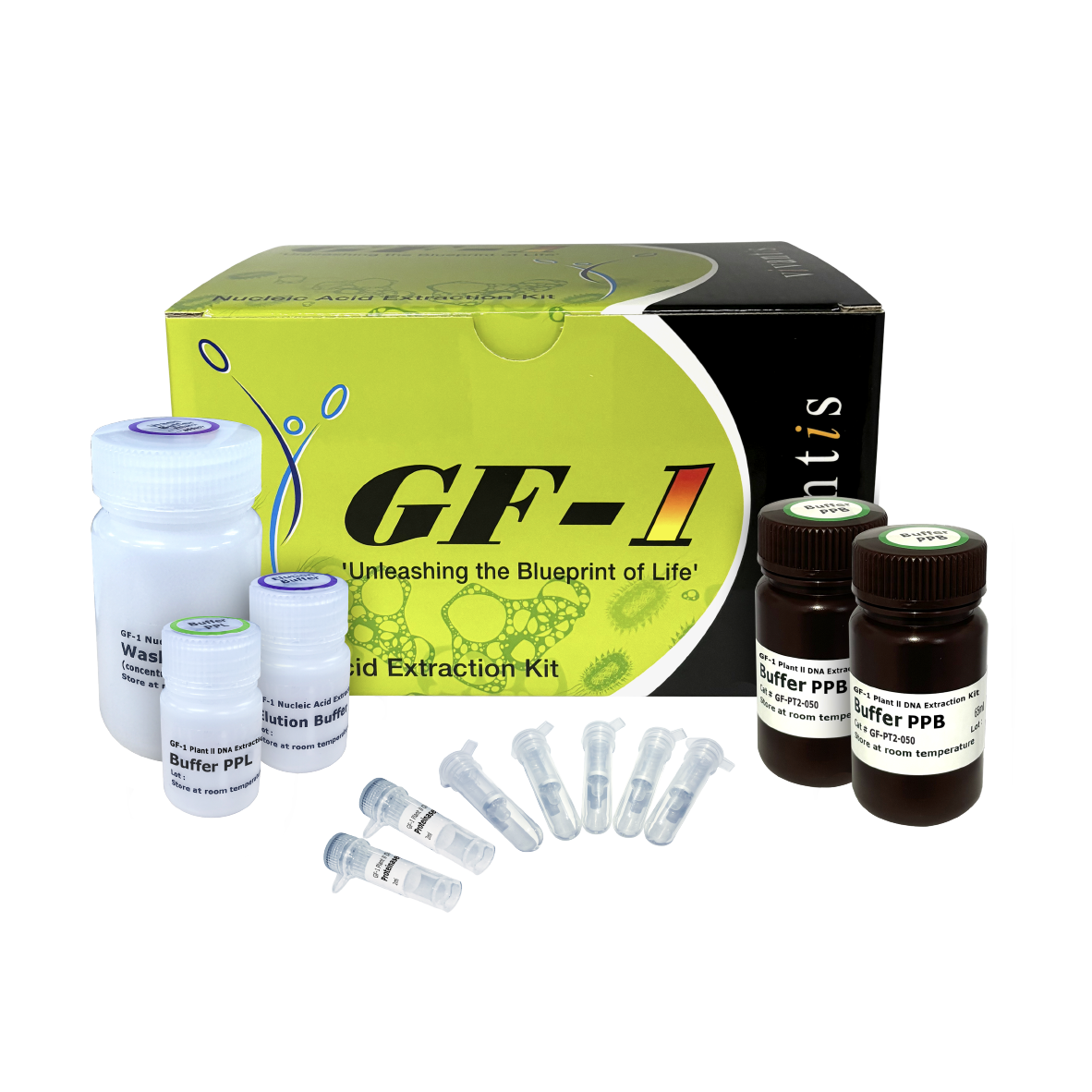 GF-1 Plant II DNA Extraction Kit (Proteinase K included)