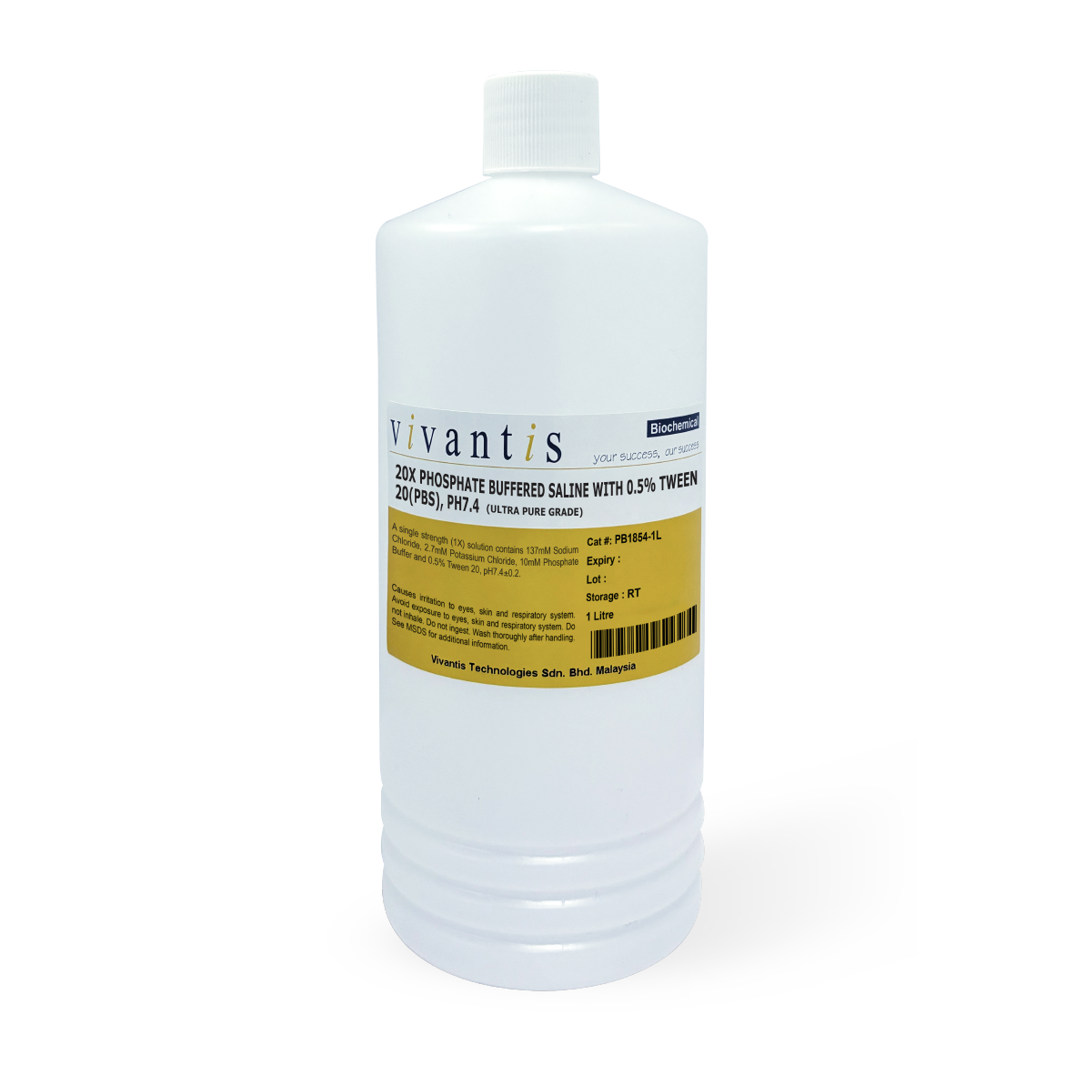20X Phosphate Buffered Saline-Tween 20, Ultra Pure Grade