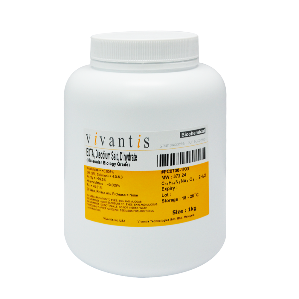 EDTA, Disodium Salt, Dihydrate, (Ethylenediaminetetraacetic Acid) - Q2UB