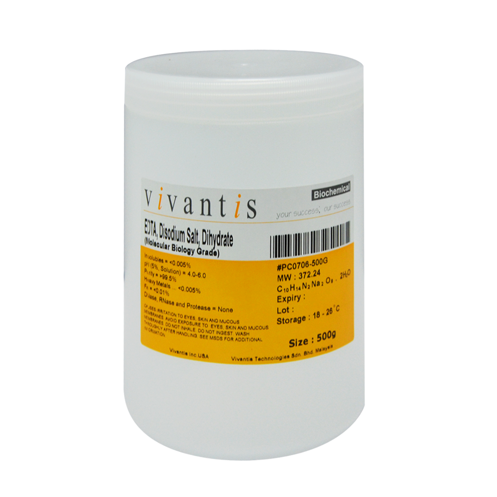 EDTA, Disodium Salt, Dihydrate, (Ethylenediaminetetraacetic Acid)