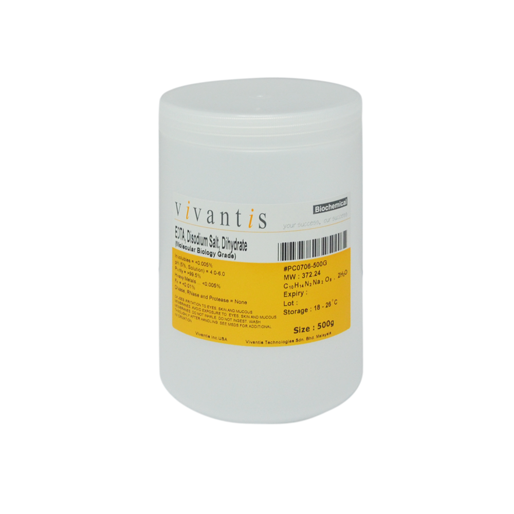 EDTA, Disodium Salt, Dihydrate, (Ethylenediaminetetraacetic Acid)