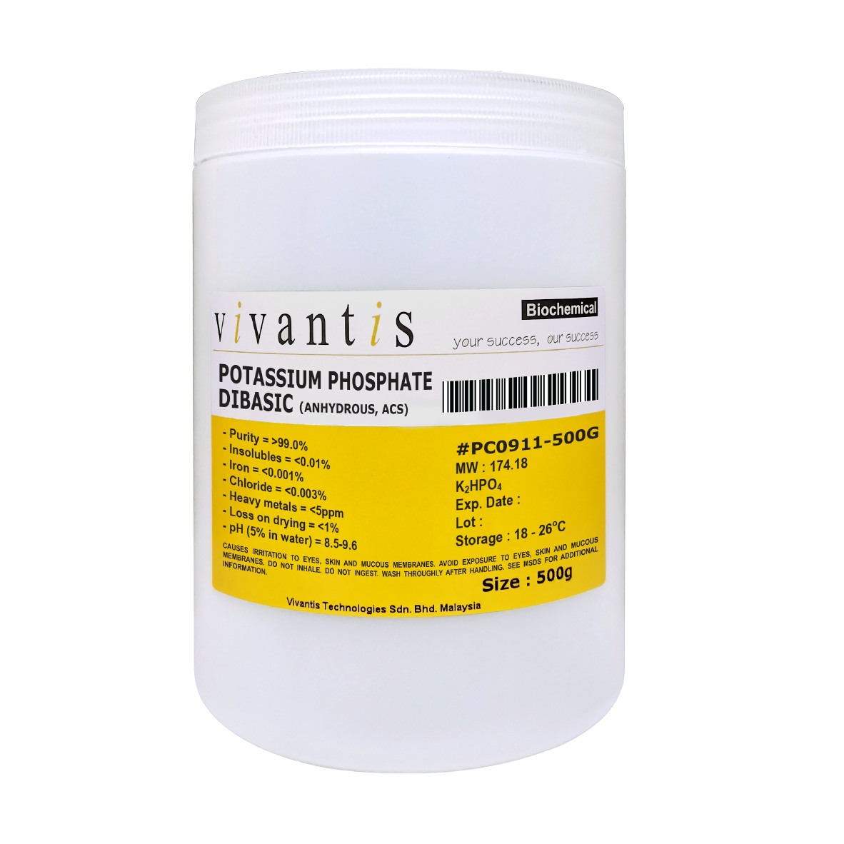 Potassium Phosphate, Dibasic, Anhydrous - Q2UB
