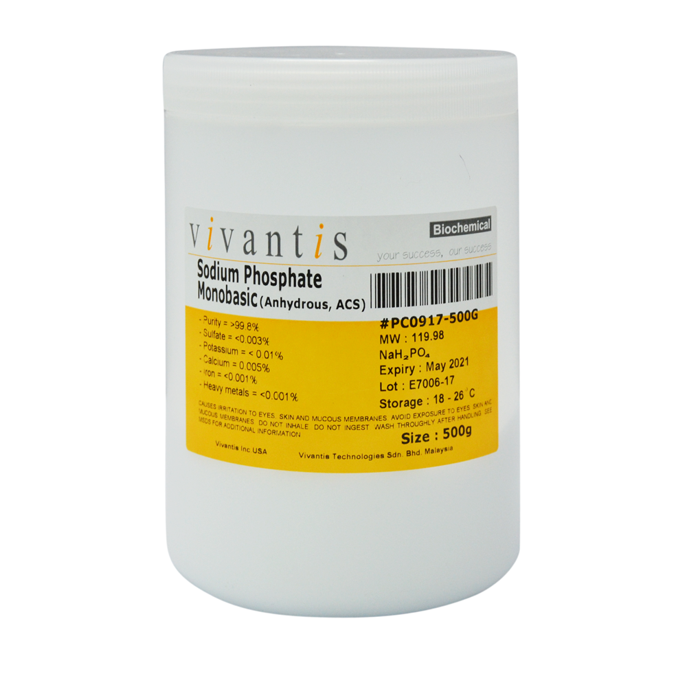 Sodium Phosphate, Monobasic, Anhydrous - Q2UB