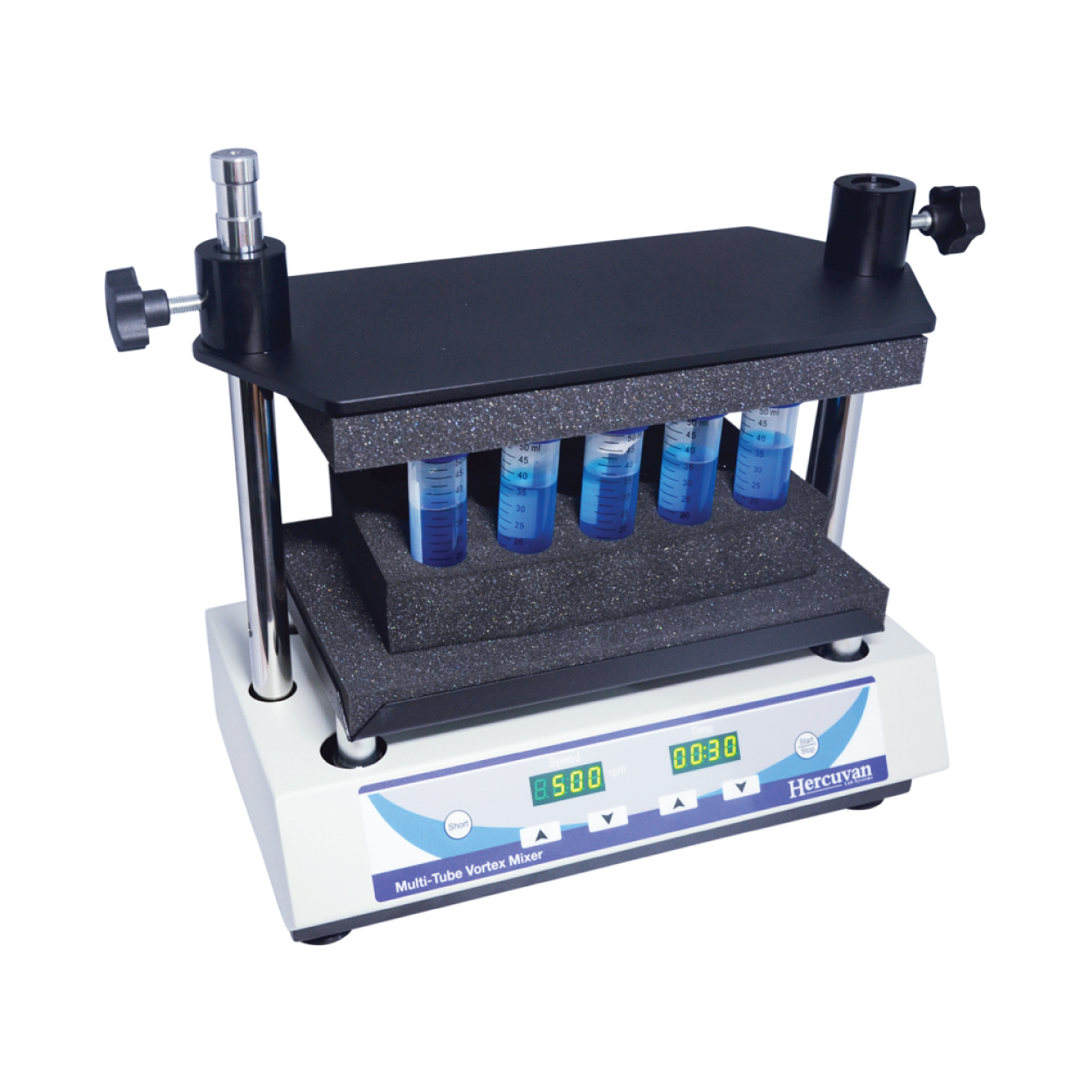 Multi-Tube Vortex Mixer; 500-2500rpm