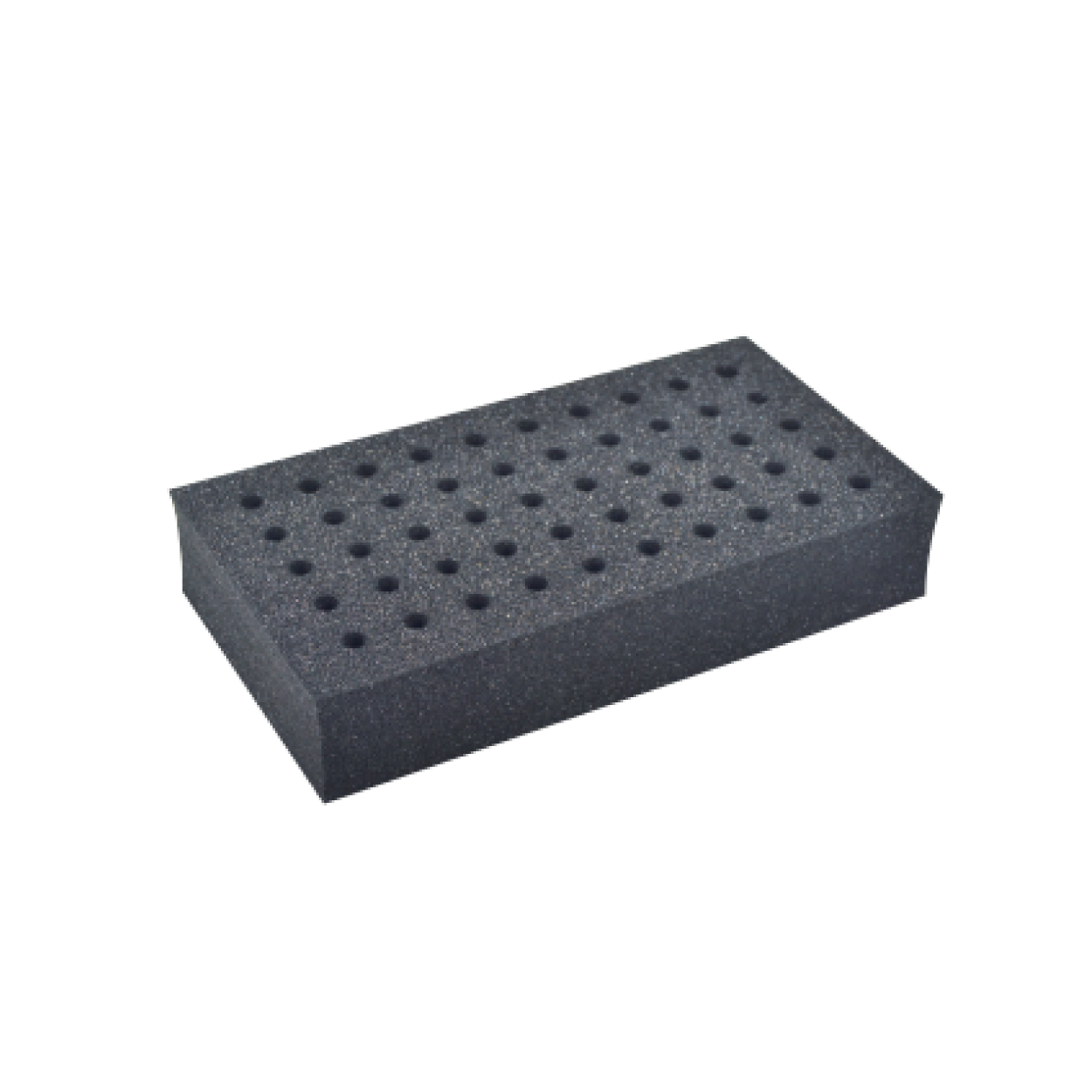 TT-2500VM 50xØ10mm foam tube holder - Q2UB