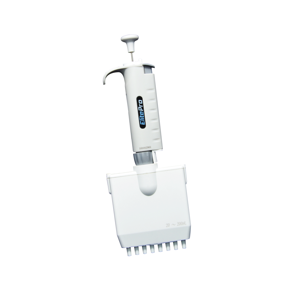 ElitePro 8-Channell Adjustable Volume Pipette; 20-200µL