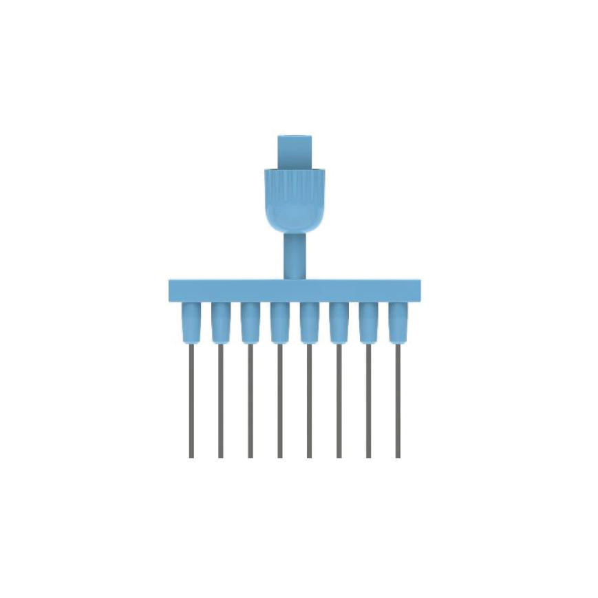Eight channel stainless steel extraction head, POM + SUS304 material - Vacuum Aspirator - Q2UB