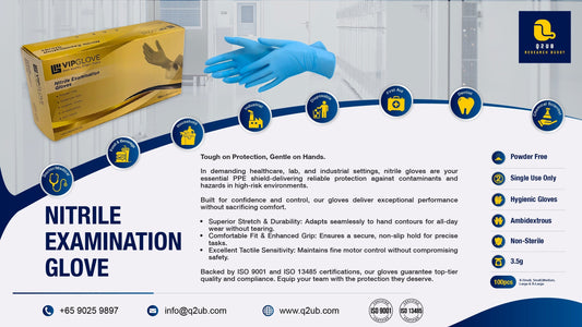 Nitrile Examination Gloves: Tough Protection, Gentle on Hands