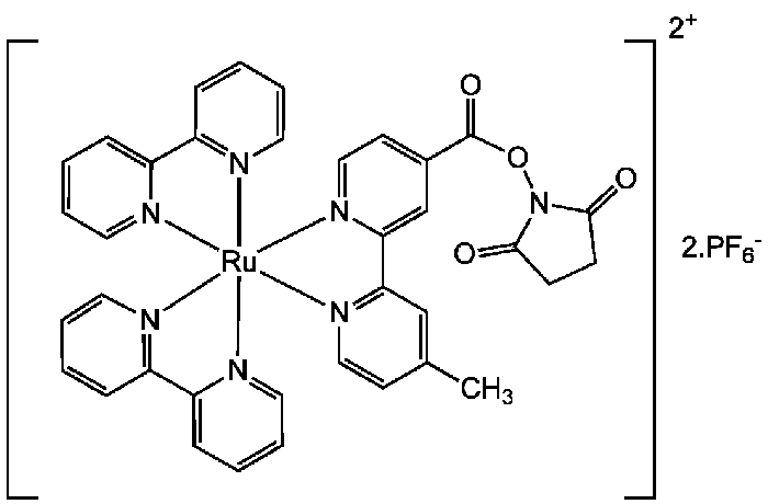 Ru(bpy)2(mcbpy-O-Su-ester)(PF6)2