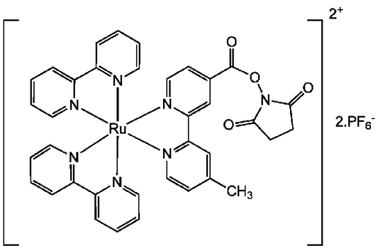 Ru(bpy)2(mcbpy-O-Su-ester)(PF6)2