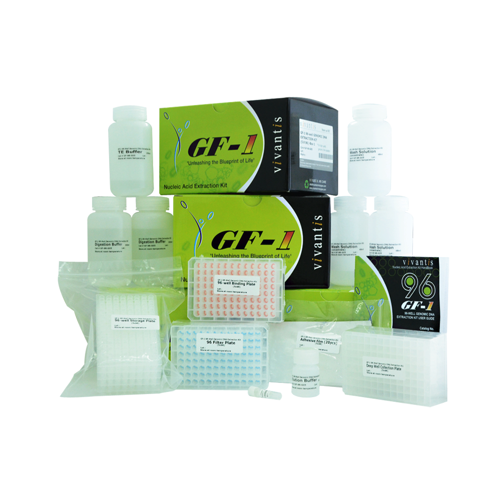 GF-1 96-well Bacterial Genomic DNA Extraction Kit (Proteinase K included) - Q2UB