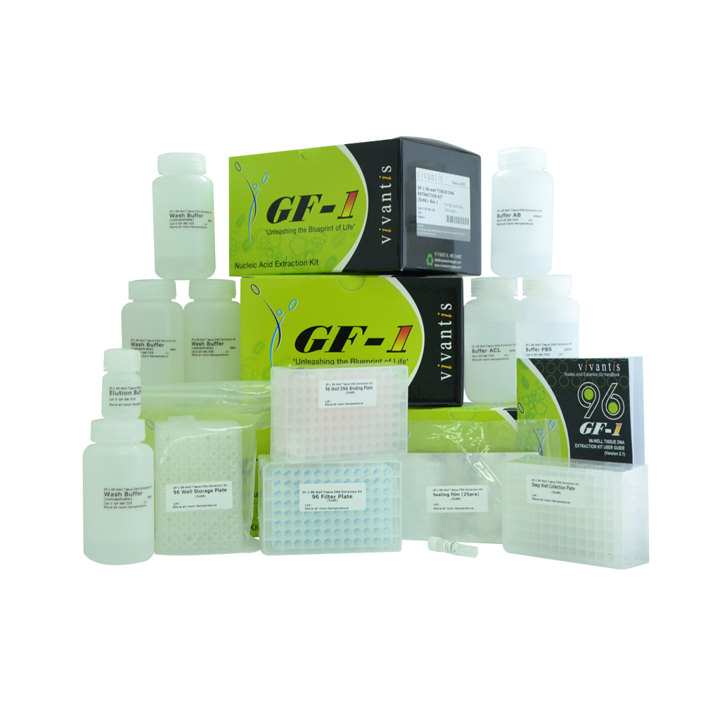 GF-1 96-well Tissue DNA Extraction Kit (Proteinase K included)