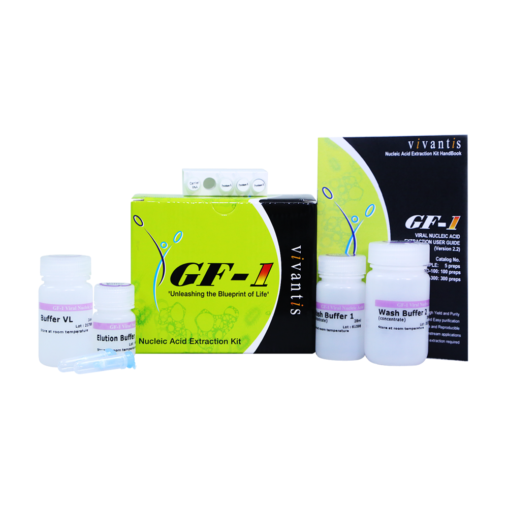 GF-1 Viral Nucleic Acid Extraction Kit (Proteinase K & Carrier RNA included)