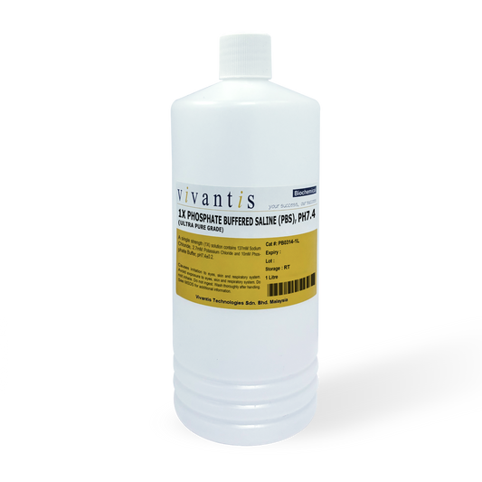 1X Phosphate Buffered Saline, pH7.4, Ultra Pure Grade