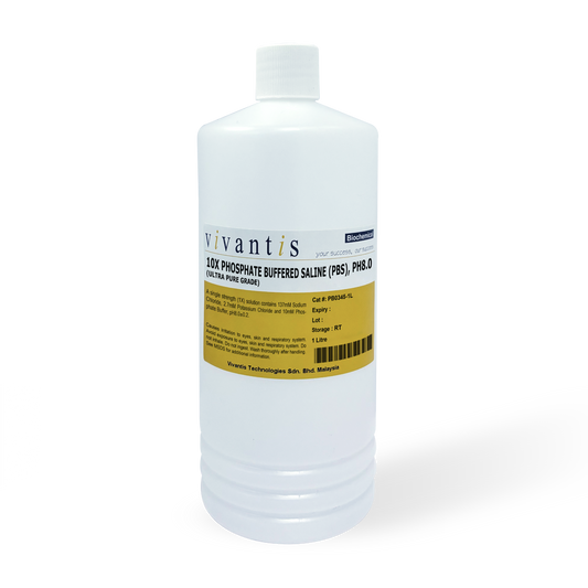 10X Phosphate Buffered Saline (1X Phosphate Buffered Saline, pH8.0), Ultra Pure Grade