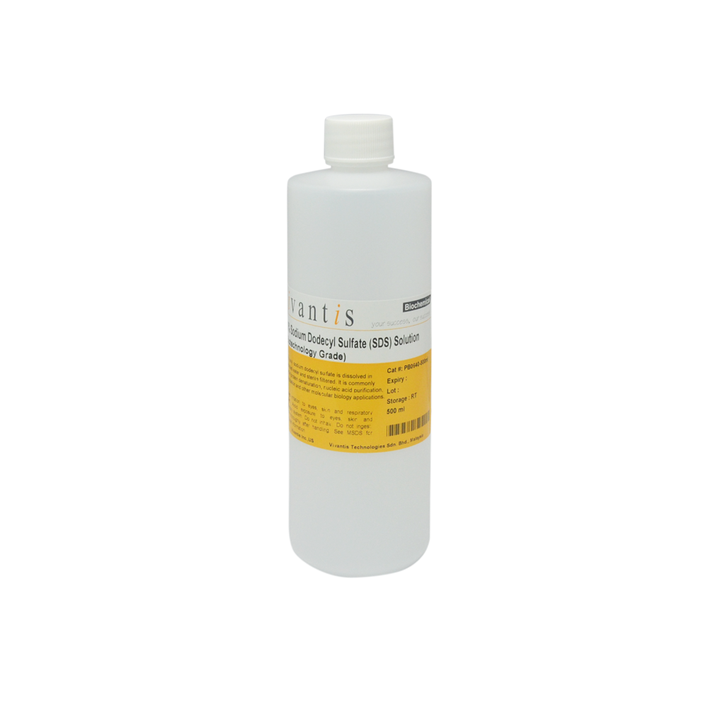 10% Sodium Dodecyl Sulfate (SDS) Solution, Biotechnology Grade