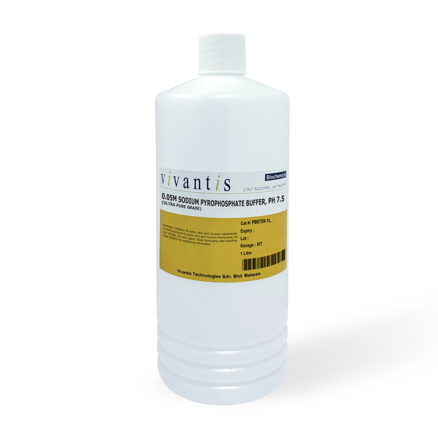 0.05M Sodium Pyrophosphate Buffer, pH7.5, Ultra Pure Grade
