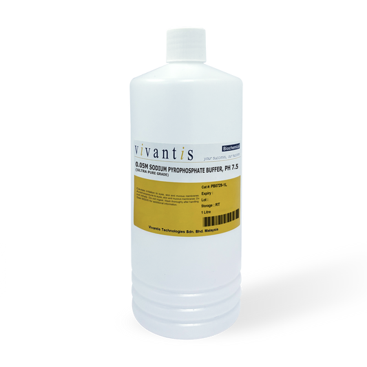 0.05M Sodium Pyrophosphate Buffer, pH7.5, Ultra Pure Grade
