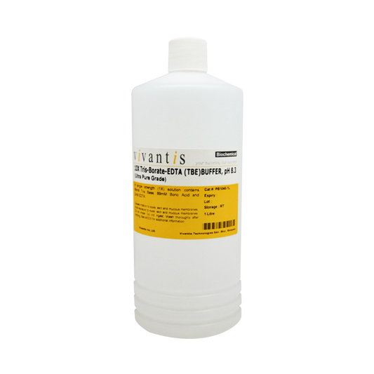 10X Tris-Borate-EDTA (TBE) Buffer (1X Tris-Borate-EDTA Buffer, pH8.3), Ultra Pure Grade