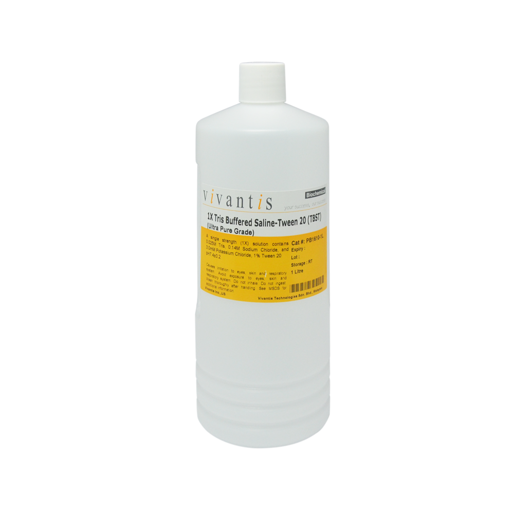 1X Tris-Buffered Saline-Tween 20 (TBST) Buffer, Ultra Pure Grade