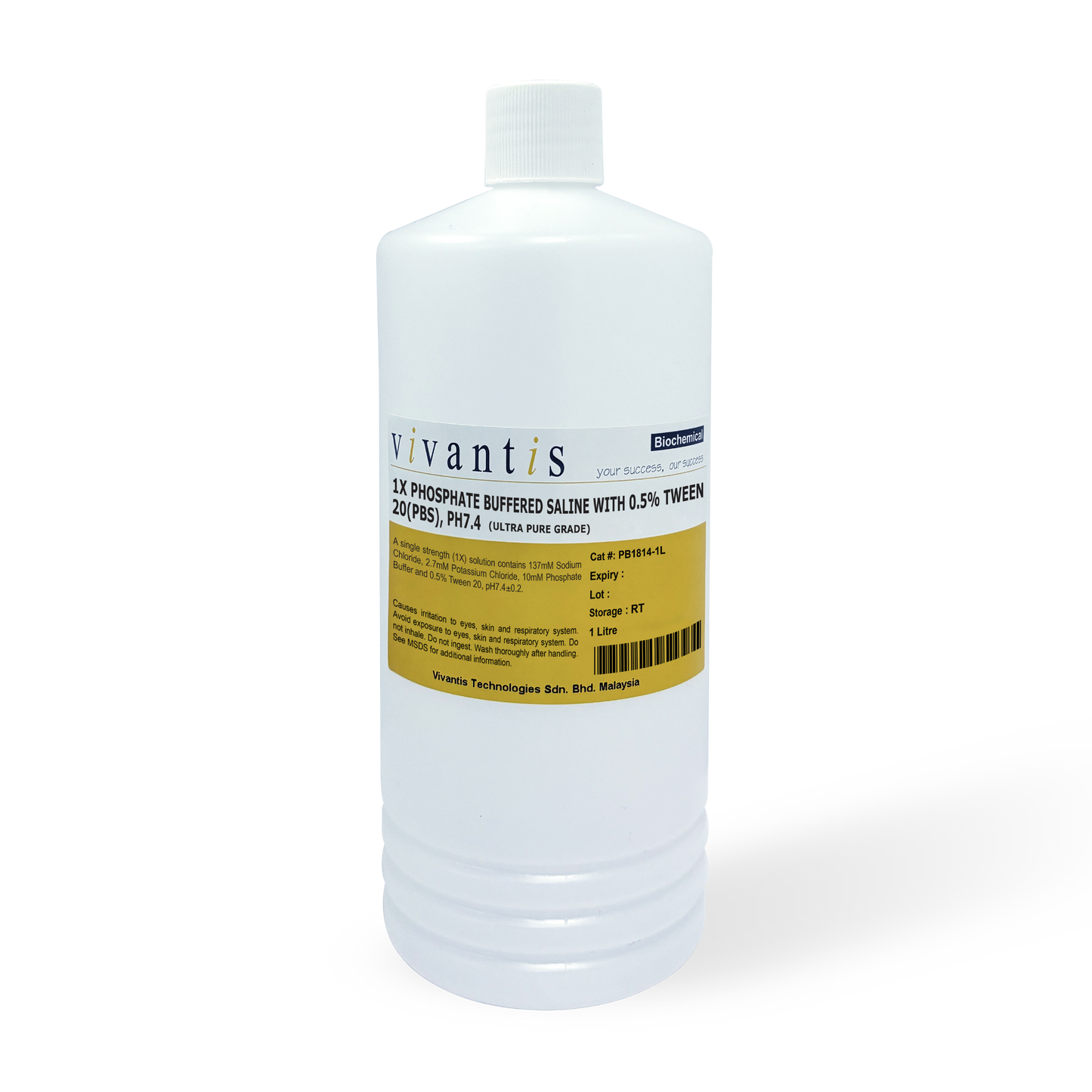 1X Phosphate Buffered Saline-Tween 20, Ultra Pure Grade