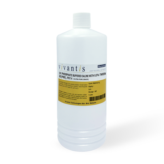 1X Phosphate Buffered Saline-Tween 20, Ultra Pure Grade