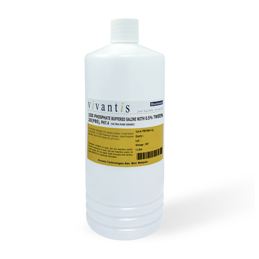 10X Phosphate Buffered Saline-Tween 20, Ultra Pure Grade