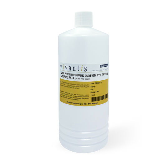 20X Phosphate Buffered Saline-Tween 20, Ultra Pure Grade