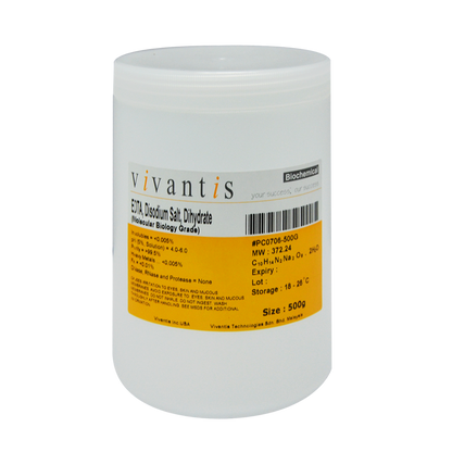 EDTA, Disodium Salt, Dihydrate, (Ethylenediaminetetraacetic Acid)