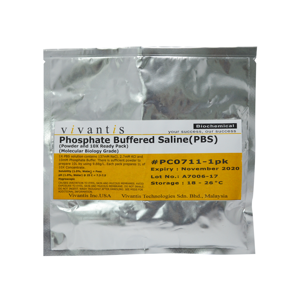 Phosphate Buffered Saline (PBS), Ready to Use