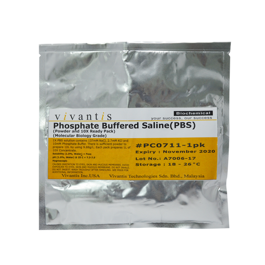 Phosphate Buffered Saline (PBS), Ready to Use