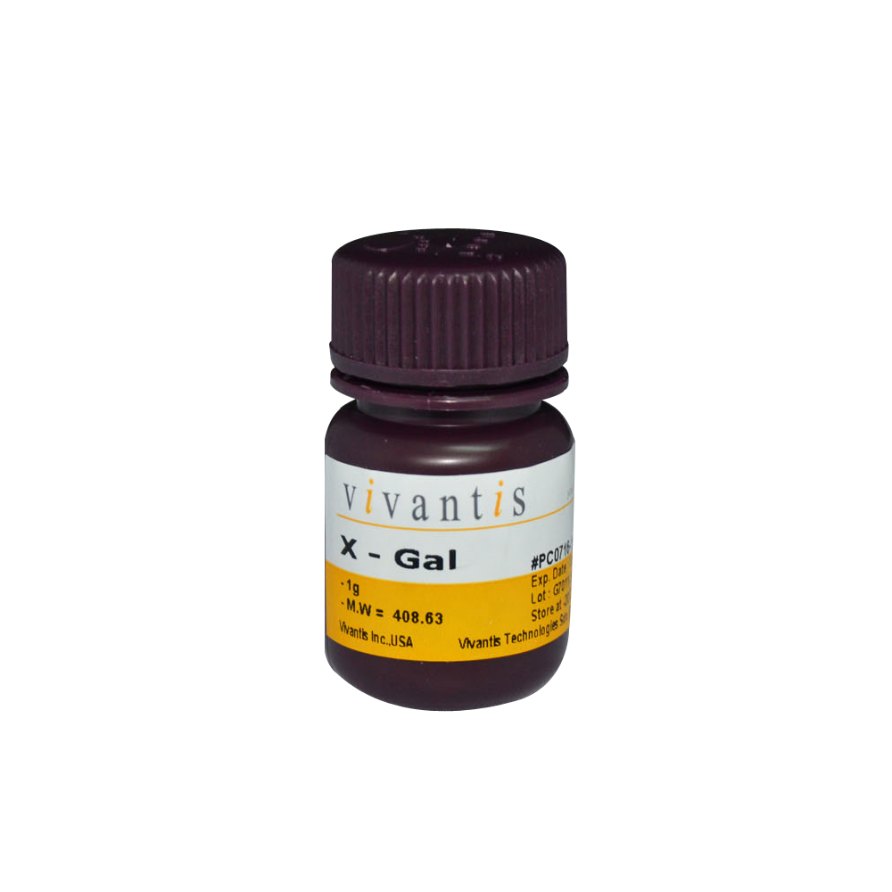 X-Gal (5-Bromo-4-Chloro-3-Indolyl-beta-D-galactopyranoside)