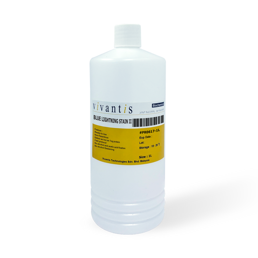 Blue Lightning Stain II (Ready to Use R-250 Coomassie Blue)