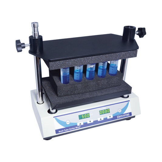 Multi-Tube Vortex Mixer; 500-2500rpm