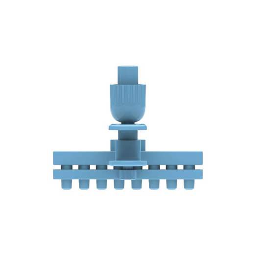 Eight-channel retractable tip plastic extraction head, POM material - Vacuum Aspirator - Q2UB