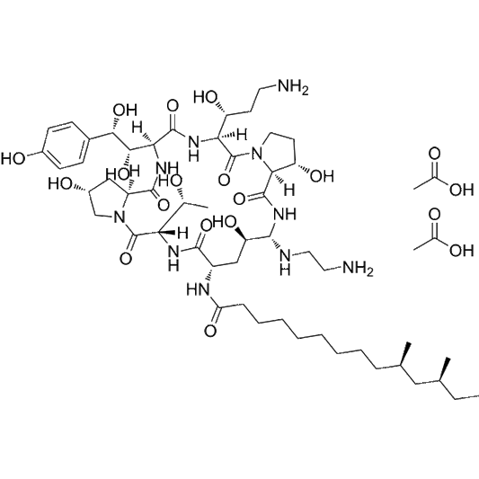 Caspofungin diacetate